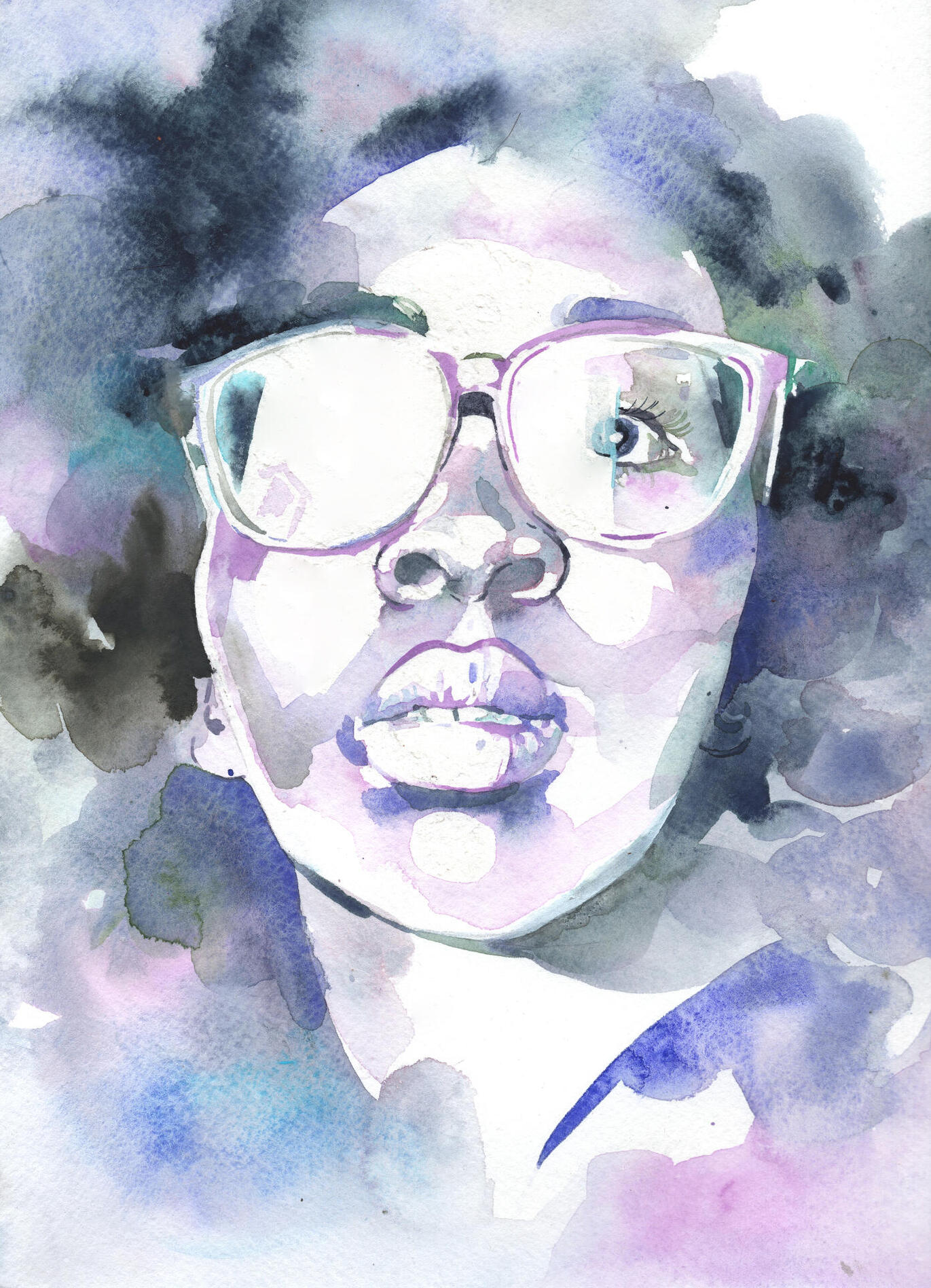 Bright — watercolor, 12"x16", 2020